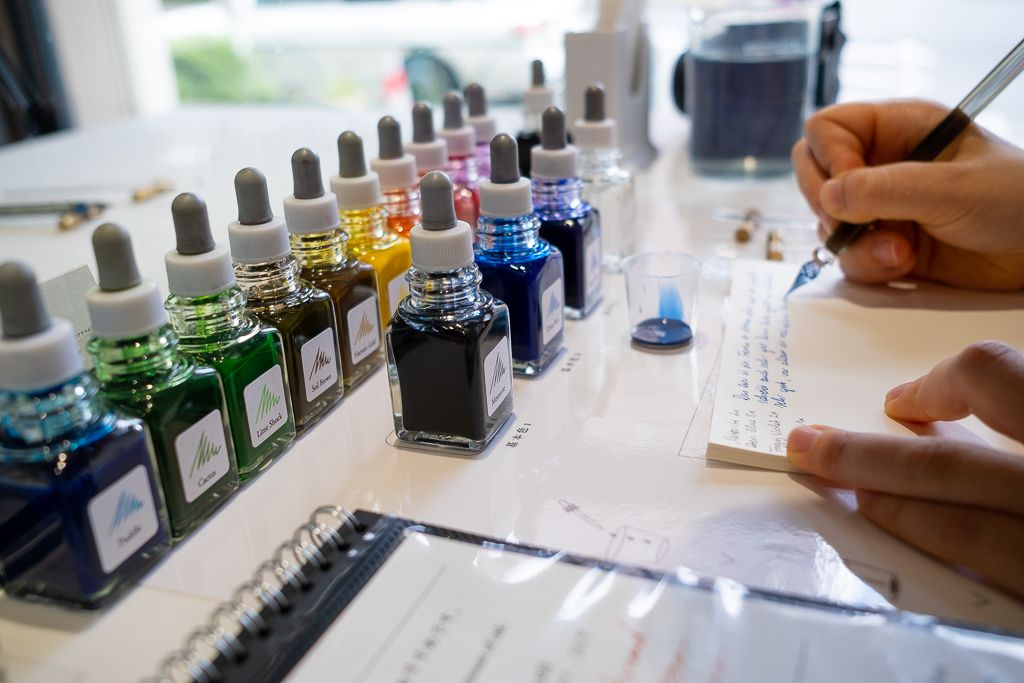 Creating your own ink in Tokyo